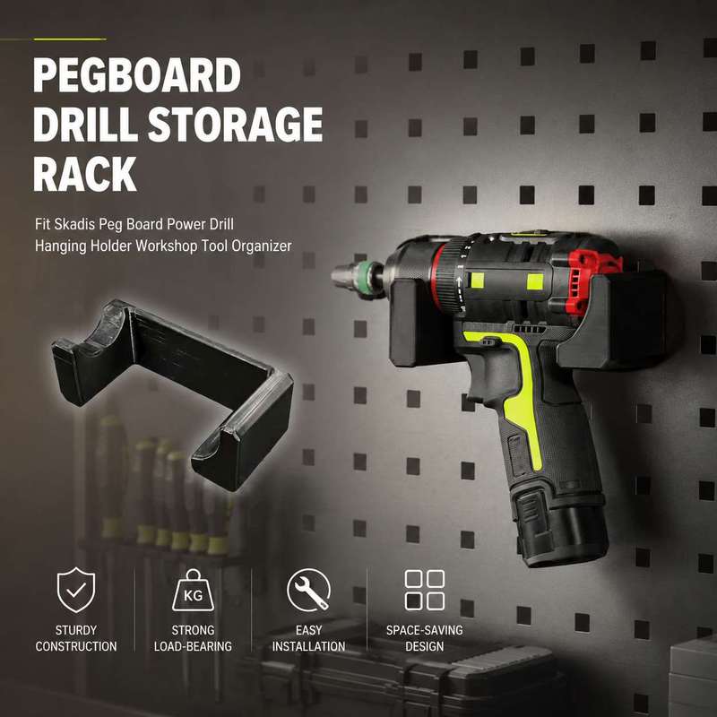 Workshop Tools.Hanging Board - Support de rangement pour perceuse à