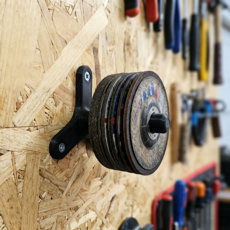 Workshop Tools Holder - Support mural pour meuleuse d'angle de