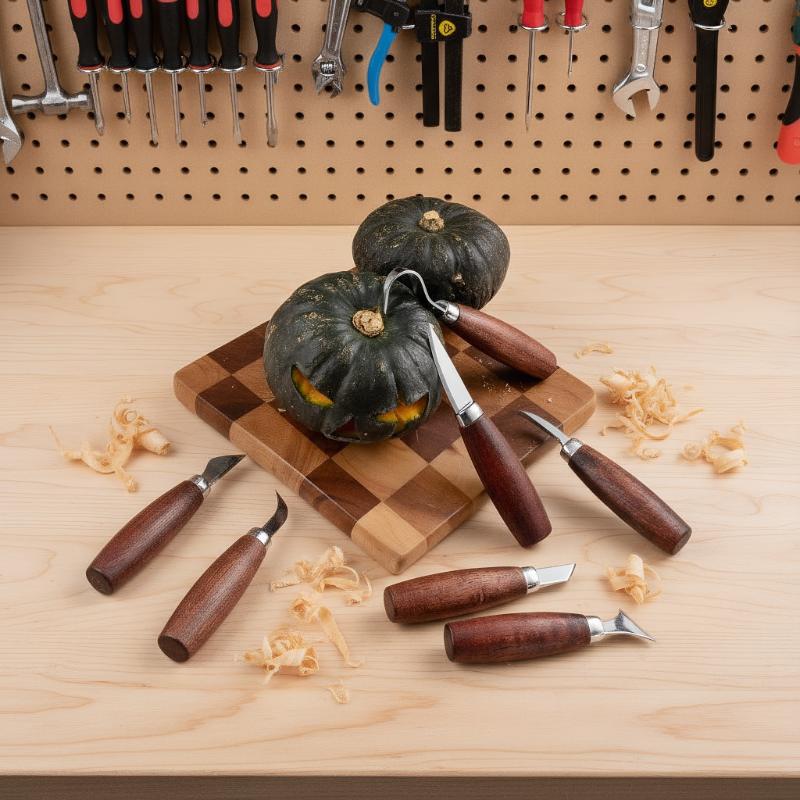 Chisel Set Wood - (Summer6) 5 outils pour la sculpture
