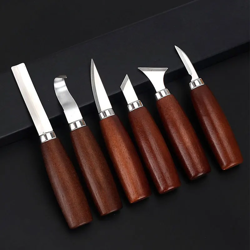 Chisel Set Wood - Ensemble de 6 outils pour la