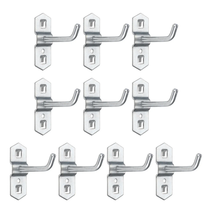 Workshop Tools.Hanging Board - Lot de 10 crochets obliques en