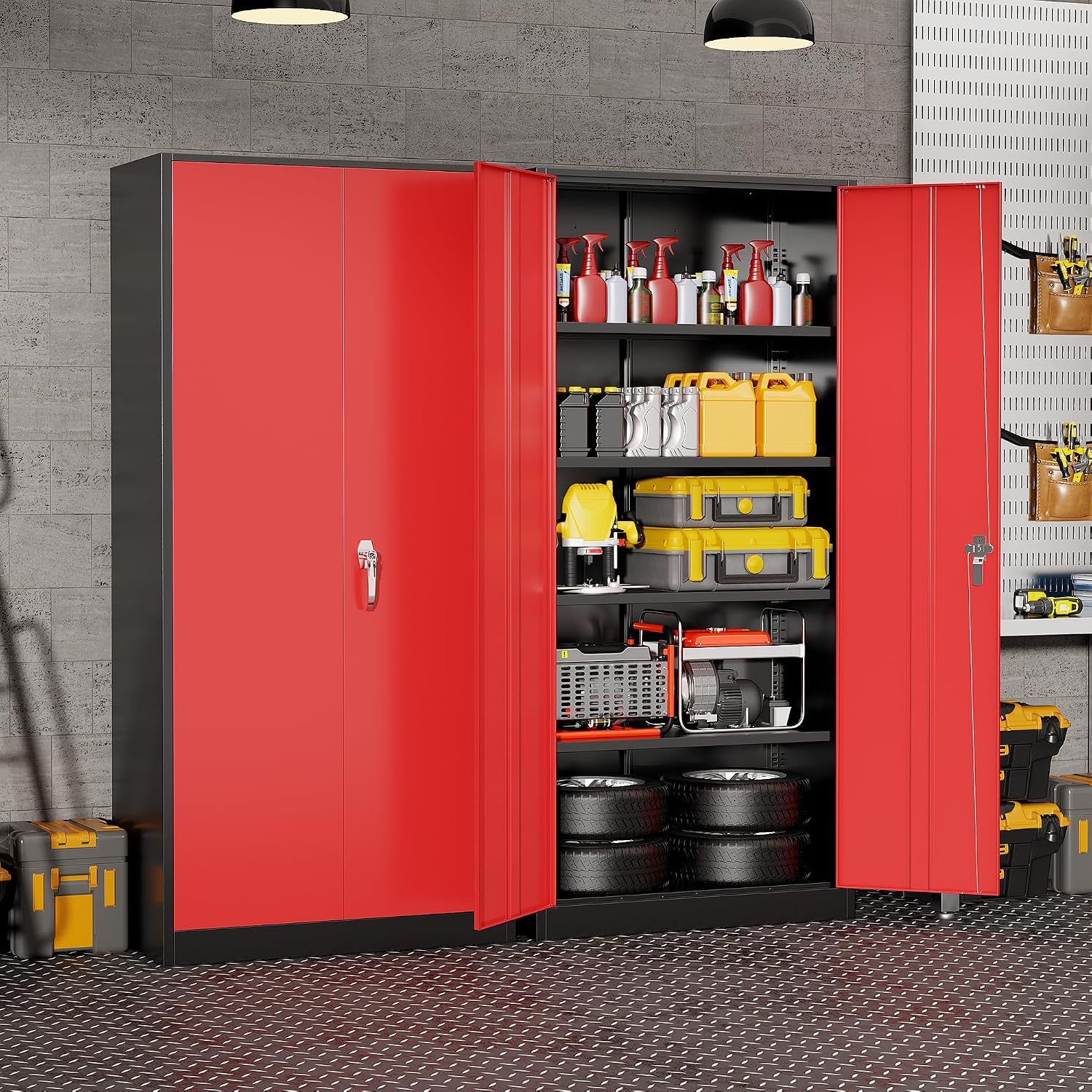 Armoire de rangement de garage - Workshop Tools Storage avis et prix