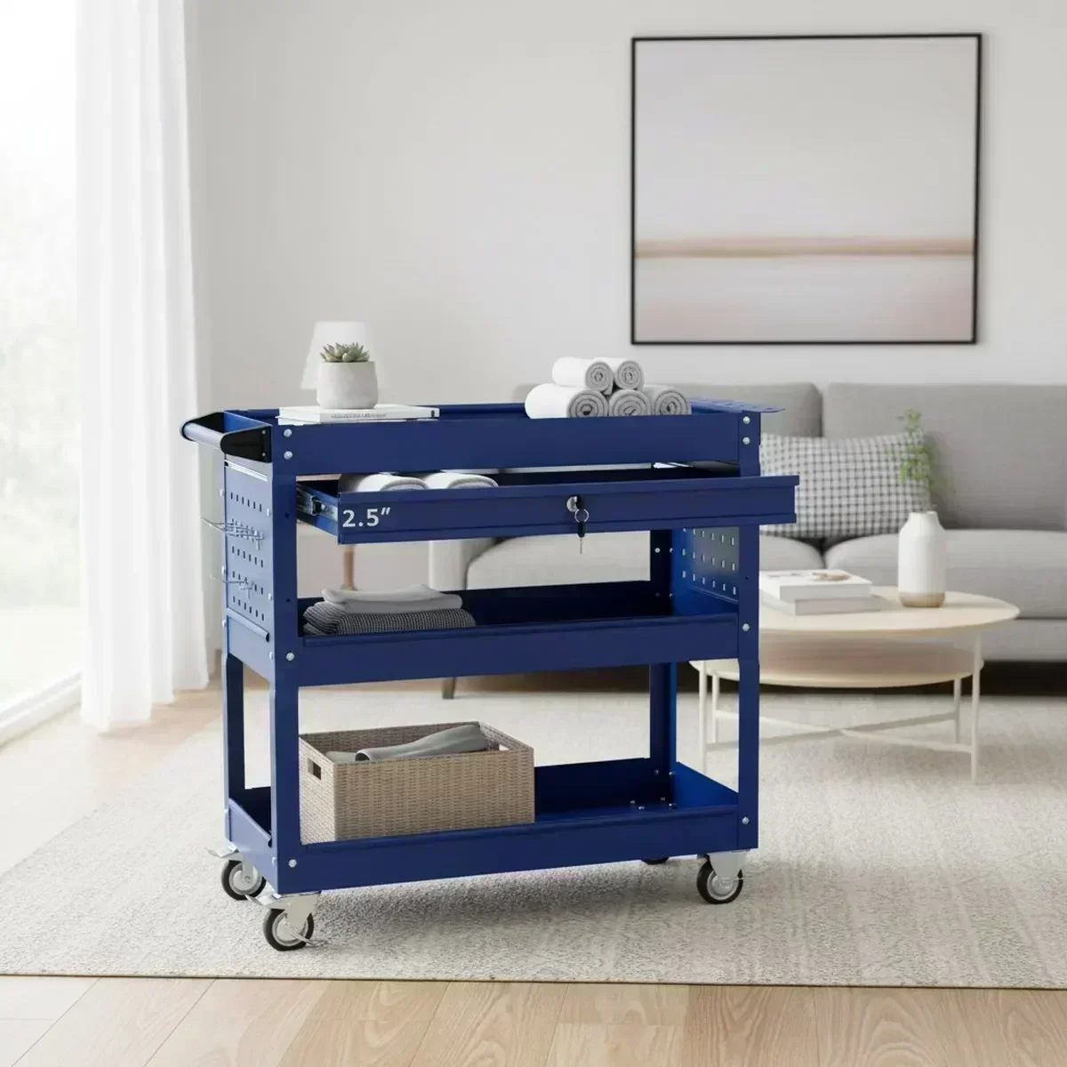 Chariot à outils à 3 étagères, - Workshop Tools Storage avis et prix