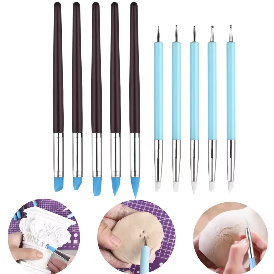 Ensemble d'outils de poterie 8 - Chisel Set Wood avis et prix