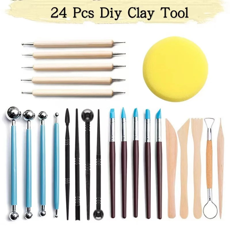 Ensemble d'outils de poterie 8 - Chisel Set Wood avis et prix